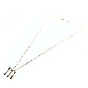 TIFFANY Co Letter Necklace Sterling Silver Kantei kyoku Nago